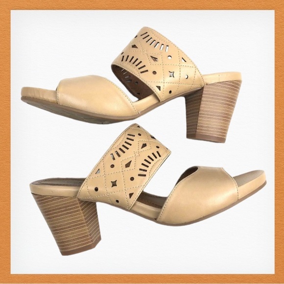 Natural Soul Shoes - Natural Soul by Naturalizer Womens Beige‎ High Heel Sandals Size 7